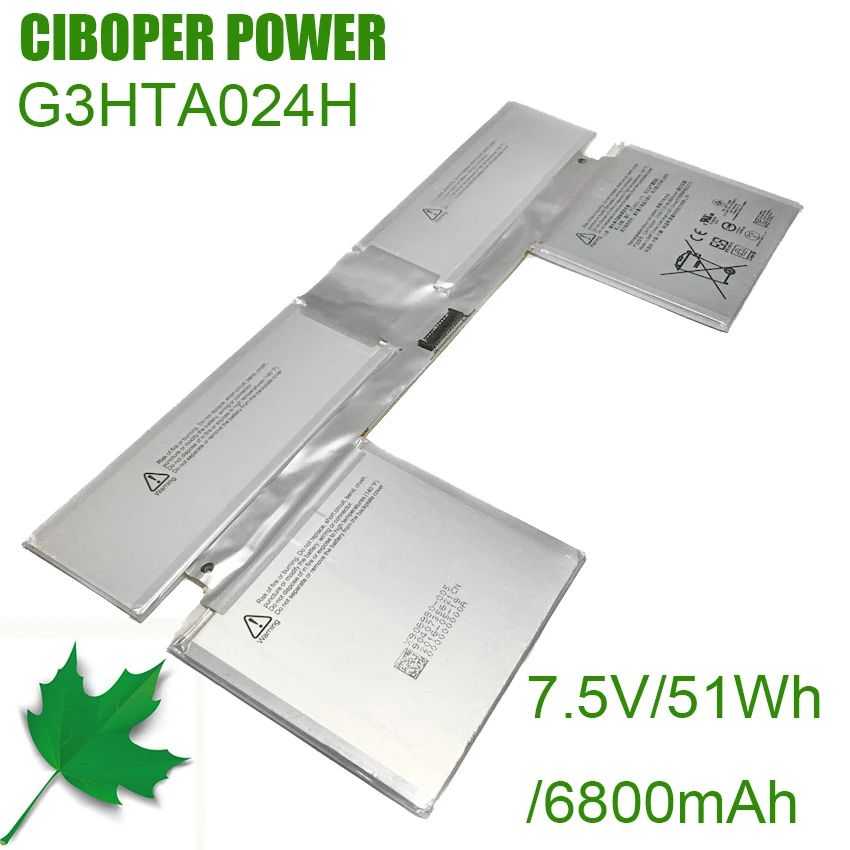 CP Originalus Stalo Baterija G3HTA024H 7.5 V/51WH/6800mAh G3HTA023H G3HTA021H G3HTA048H Dėl Paviršiaus Knygos Gen1 Gen2 13.5 Colių