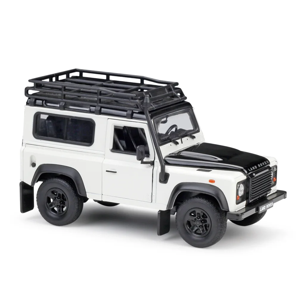 1:24 Land Rover Defender balta lydinio automobilio modelį Diecasts & Žaislas Transporto priemonių, Rinkti dovanas Ne nuotolinio valdymo tipas transporto žaislas