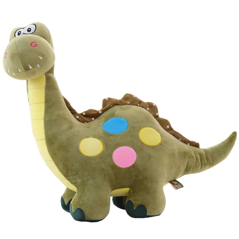 Dorimytrader Pop Animacinių filmų Dinozaurų Pliušinis Žaislas 70cm Milžinišką Įdaryti Minkštas Gyvūnų Pagalvę Vaikams Žaisti Lėlės Pristato 28inches DY61649