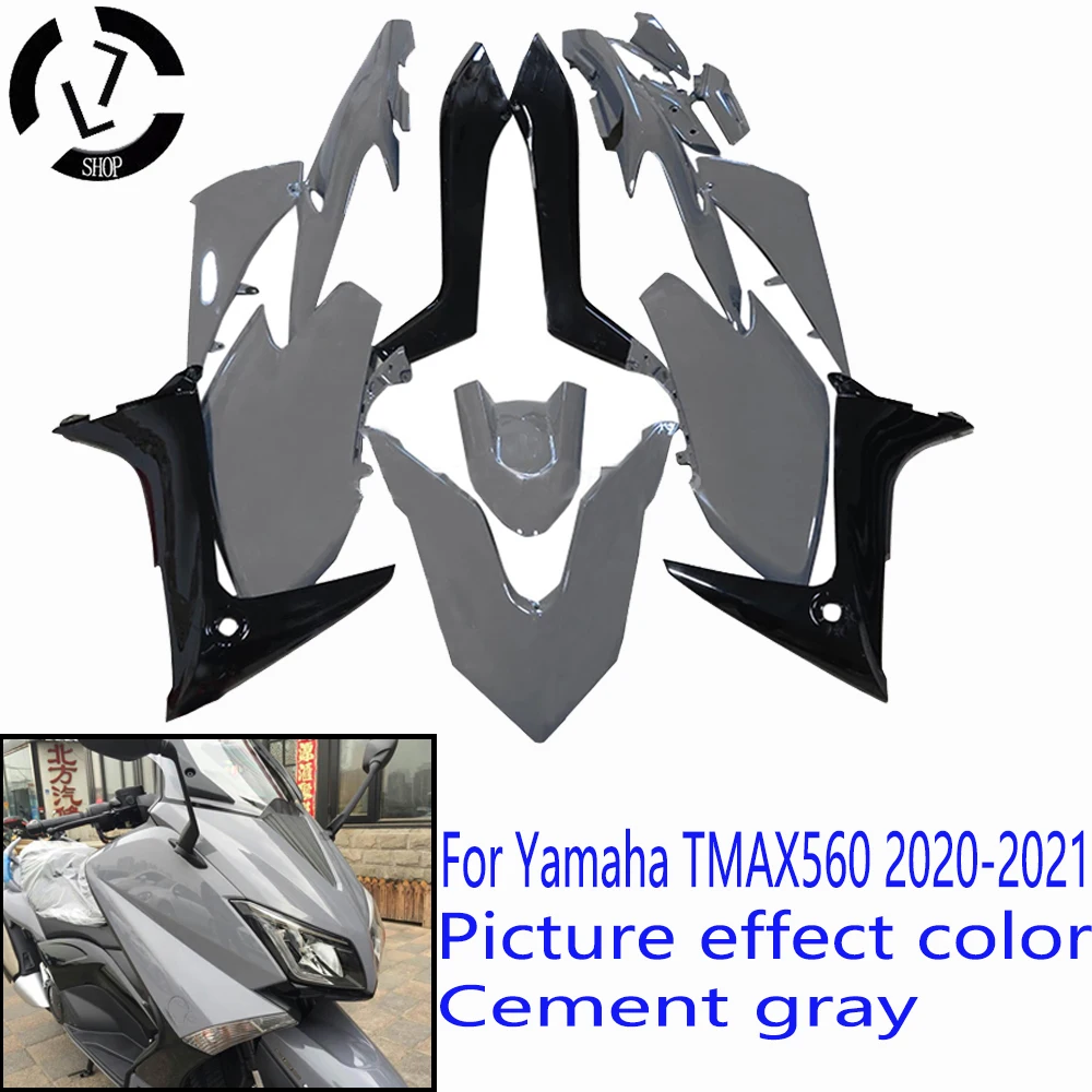 Už Yamaha TMAX 560 2020-2021 Cemento Pilkumo Motociklo Lauktuvės Rinkinys, ABS Liejimo