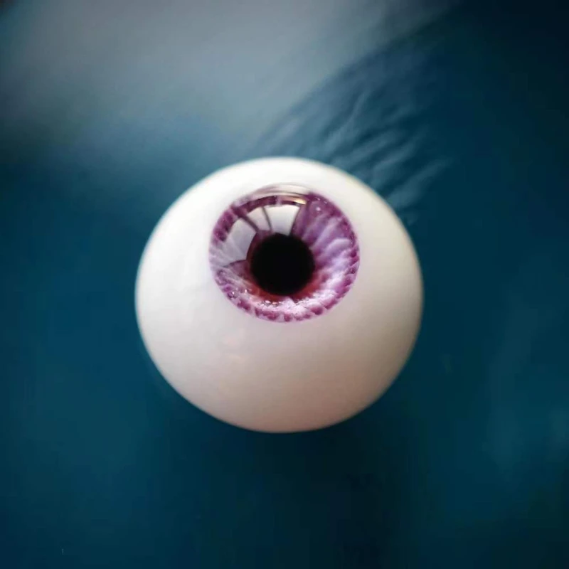 Realus Violetinė Dervos Saugos BJD Doll Eyes Mažas Iris 12mm kaip 14mm 16mm 18mm 20mm Obuolio BJD Doll Dollfie Atgimsta Priėmimo Amatai