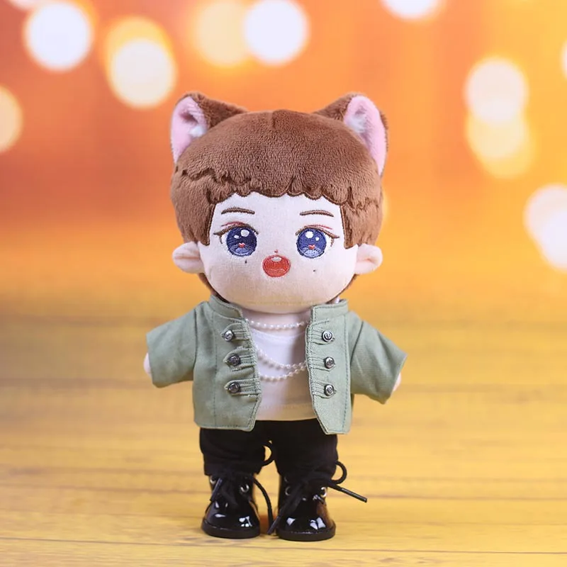 20CM Star Lėlės Drabužių Mados Jeanswear puošniai Apsirengti Mielas Pliušinis Lėlės Priedai Kartos Kpop EXO idol 
