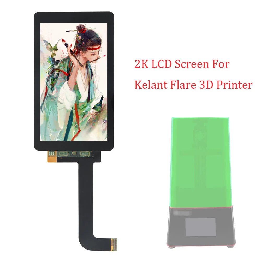 5.5 colių 2K LCD Su Stiklo LS055R1SX03 2 560 x 1 440 Už Kelant Blyksnius 3D Spausdintuvas LCD Ekranas Pašalintas Apšvietimas