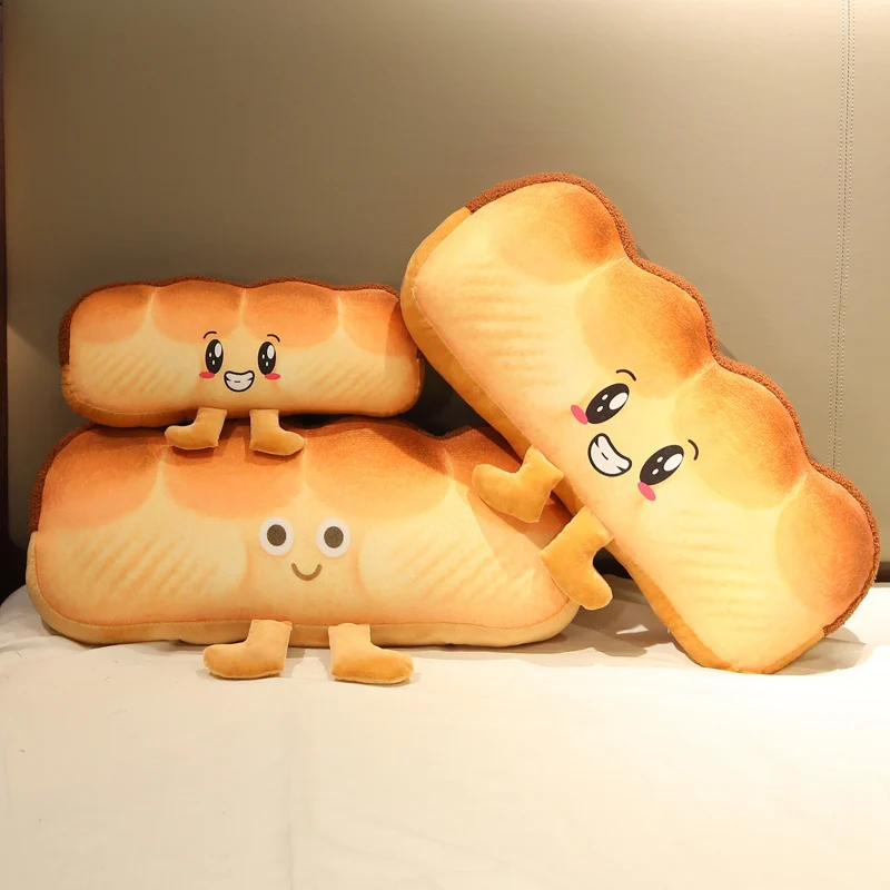Kūrybos Simulational Duonos Skrebutis Formos Pagalvė Juokinga Maisto Forma, Buveinė Plauko Pagalvė Pagalvės Vaikams, Žaislas, Mielas Lėlės Kūrybos Dovana