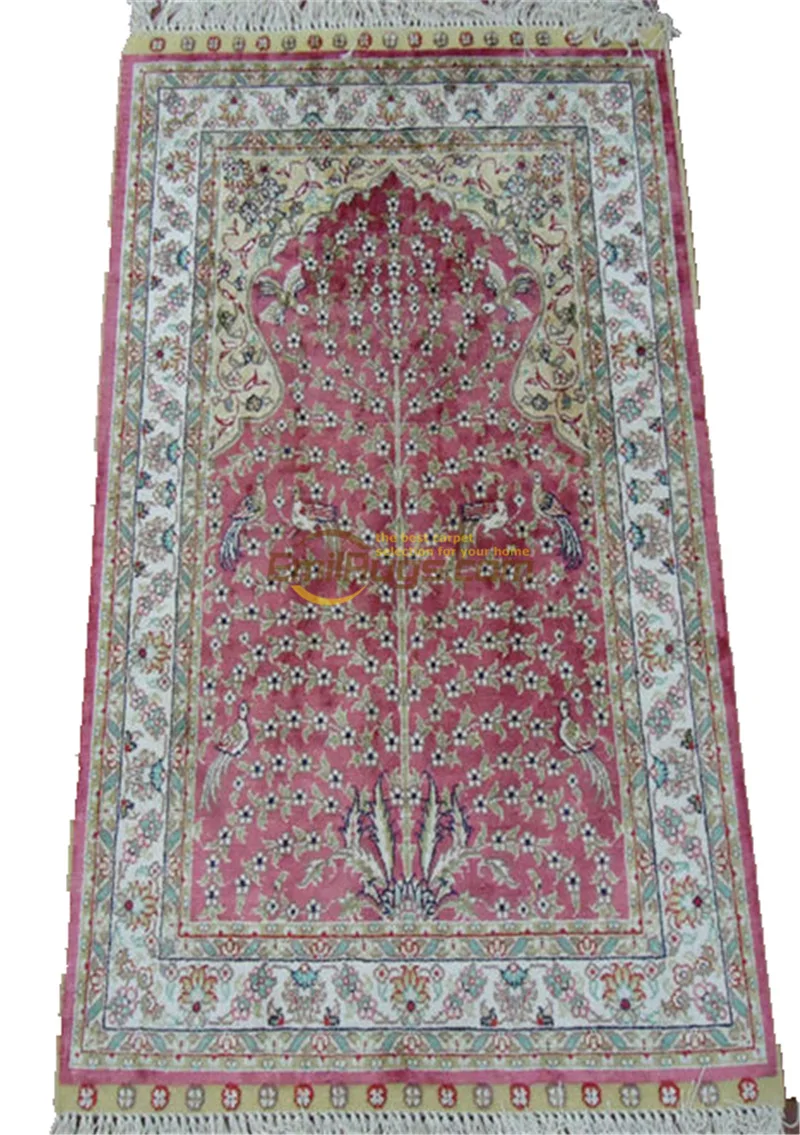 Stačiakampio formos rankų darbo persų kilimų šilko kilimų, šilko kilimas