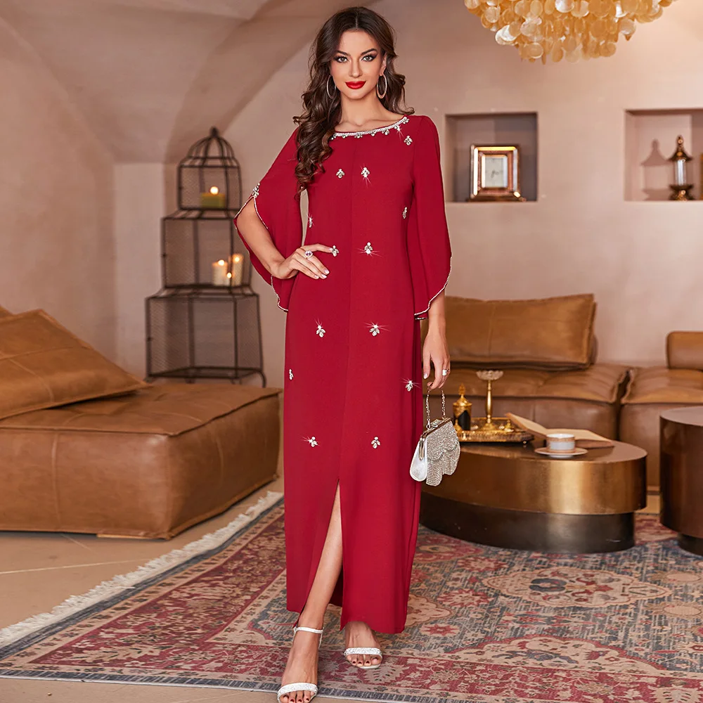 Abaja didelio dydžio ilgas sijonas Indijos ir Pakistano drabužių Musulmonų šalis suknelė Dubajus Arabų Islamo etninės stiliaus kilnus atsitiktinis suknelė