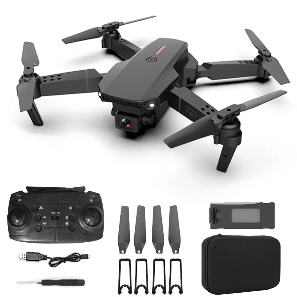E88 pro Drone 4k HD Dual Camera Vaizdo Nustatymo 1080P WiFi fpv Drone Aukštis Išsaugojimo RC Quadcopter