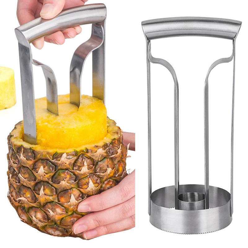 Ananasų Skustukas Cutter Ananas Mėsos Extractor Supjaustyti Corer Valiklis Mašina, Nerūdijančio Plieno Namų Virtuvės Peilis Peilis Vaisių Įrankiai