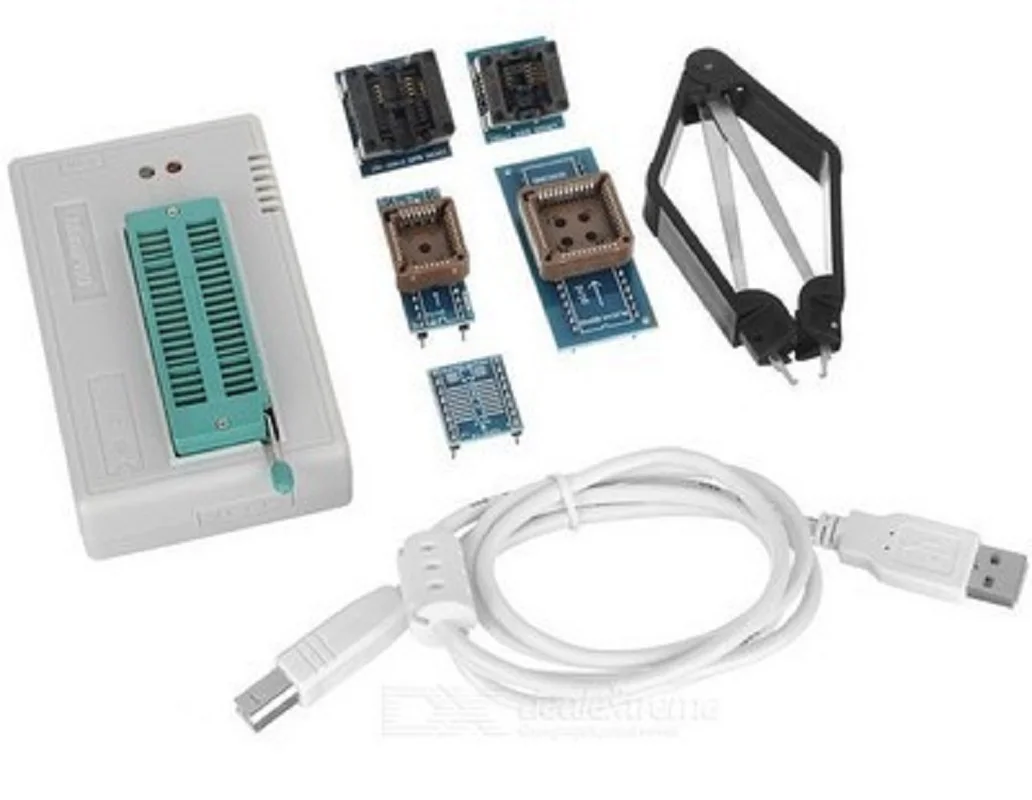 Programmateur minipro universel V11.9 TL866II Plius nand flash AVR arba PIC Bios USB + 37 adaptateurs