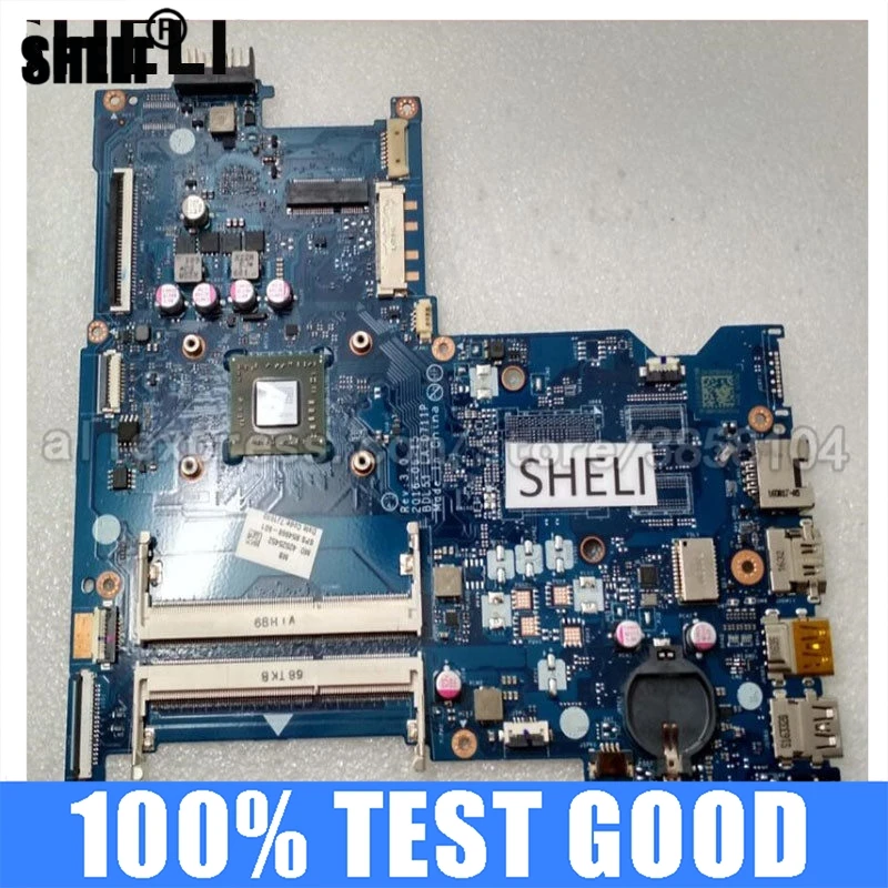 SHELI HP 15-BA Plokštė su E2-7110 1.8 GHz CPU, 854968-601 854968-001