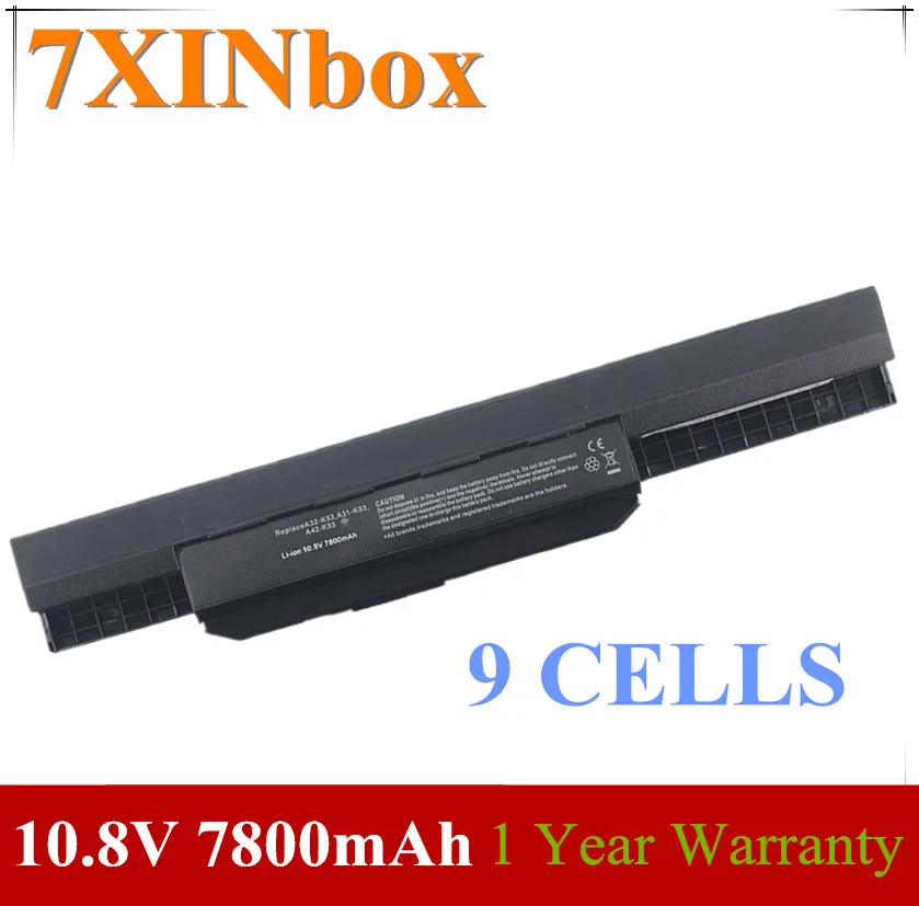 7XINbox 10.8 V A31-K53 A32-K53 A41-K53 A42-K53 Baterija Asus A43 A53 A54 A83 K43 K53 K53S P43 P53 X43 X44 X53 X54 X84 P43JC