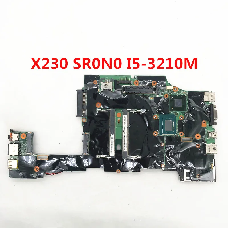 Nemokamas Pristatymas Aukštos Kokybės X230 Nešiojamojo kompiuterio pagrindinę Plokštę Su SR0N0 I5-3210M PROCESORIAUS DDR3 Placa Madre 100% Visiškai Išbandyta, veikia Gerai