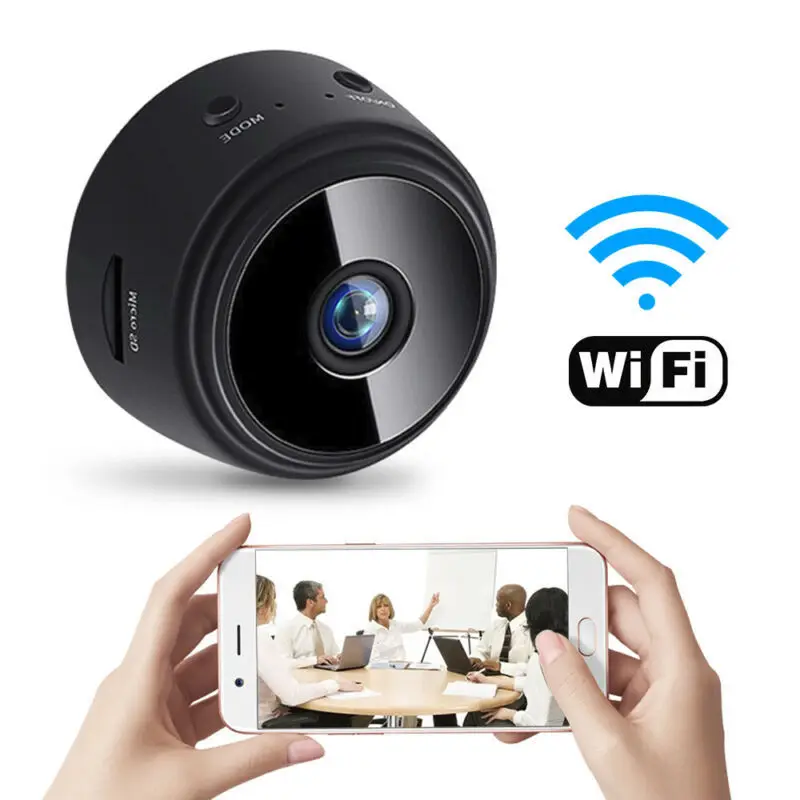 Originalus 2022 naujas A9 vaizdo stebėjimo kamera, wifi neslėpė den kamera, apsaugos ir nuotolinio valdymo naktinio matymo mobiliojo ryšio nustatymo