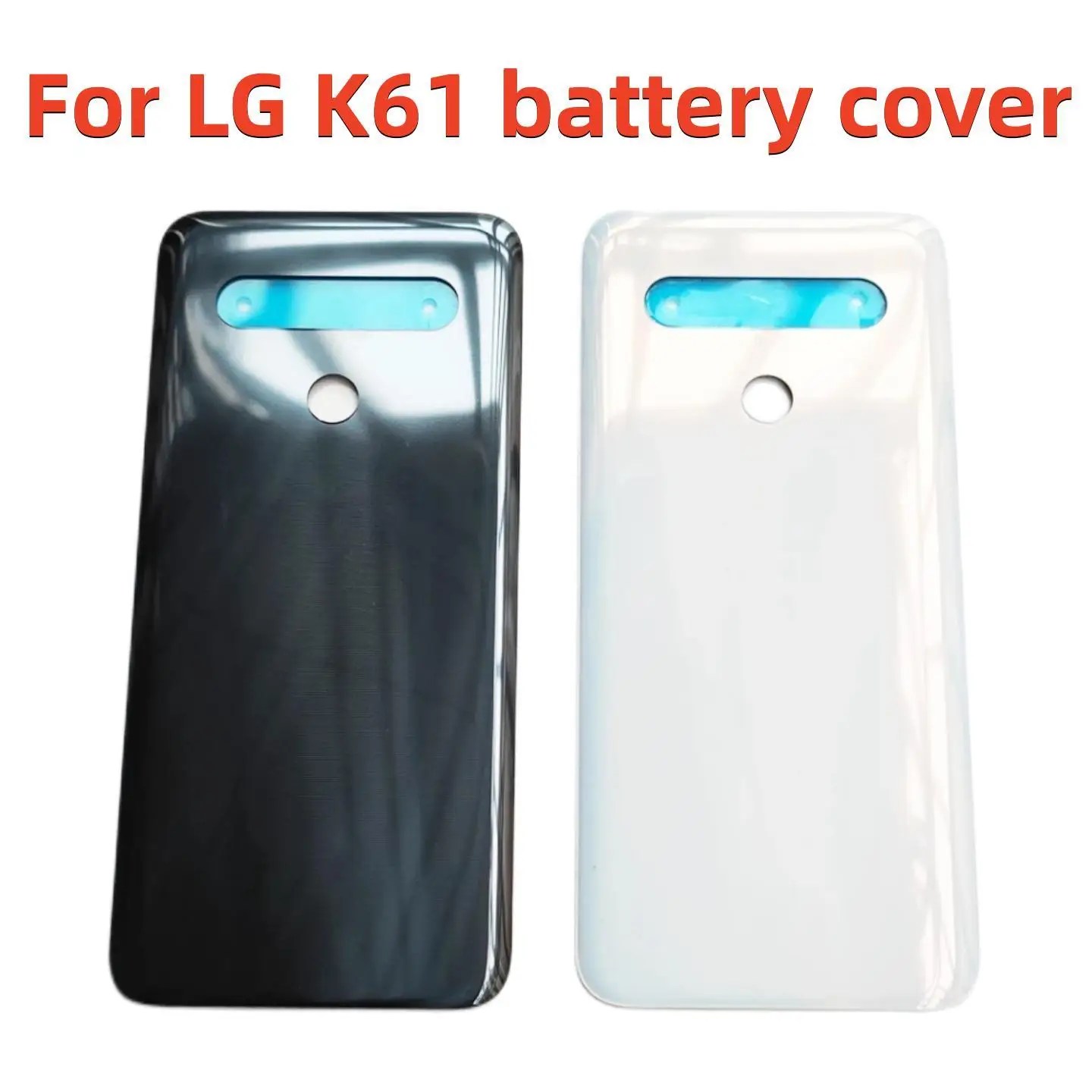 Baterijos Dangtelis Galinių Durų apdailos Būsto Atgal Atveju LG K61 Baterijos Dangtelis su Logotipu Pakeitimo Dalis