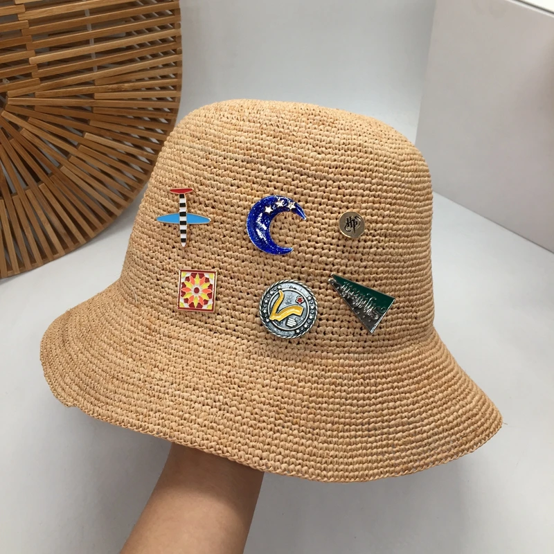 Žvejų kepurės moterų interneto įžymybė šiaudines skrybėles lafite žolės pavėsyje nuo saulės mo han edition baseino bžūp bucke skrybėlės