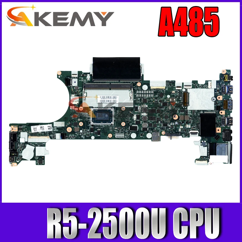 NM-B711 lenovo thinkpad A485 Nešiojamas plokštė NM-B711 su CPU E5-2500U DDR4 100% Kumelaitė Išbandyti