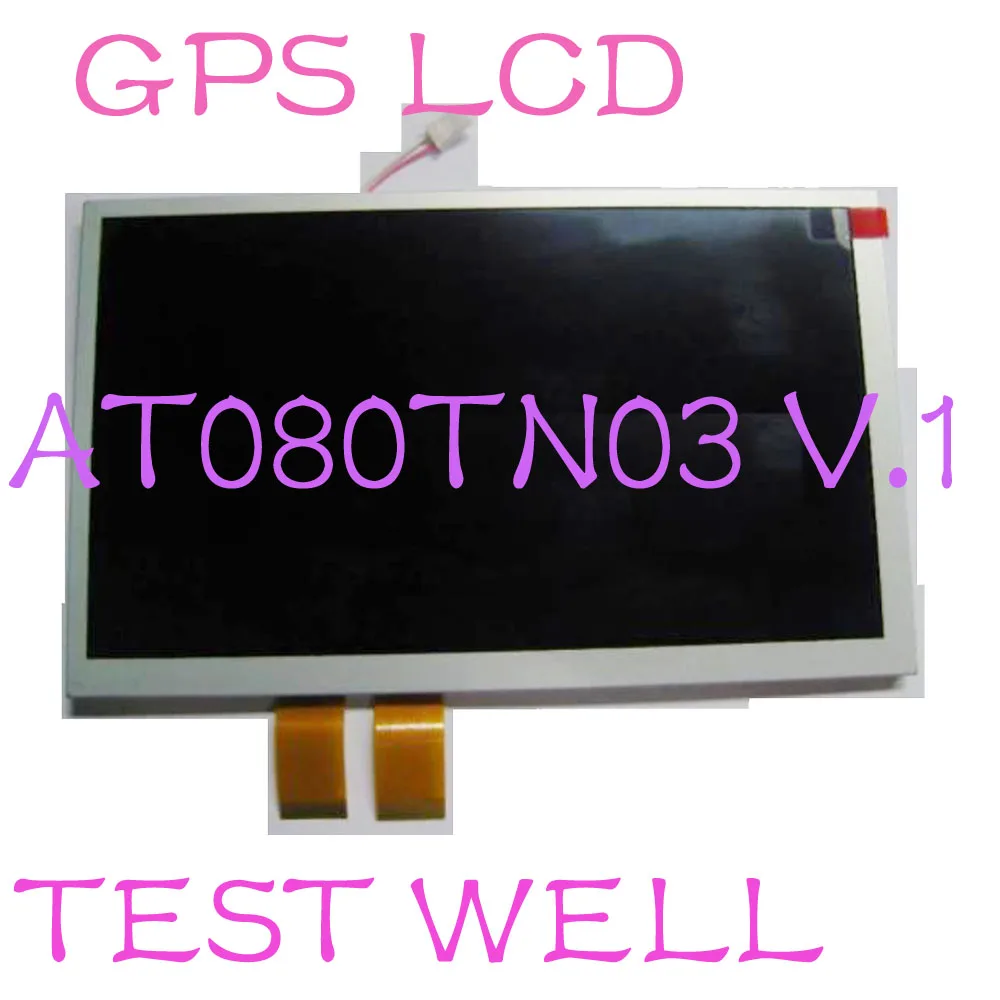 Originalus 8 colių LCD Ekranas, AT080TN03V.1 v. 4 800*480 GPS LCD Ekranas Ekrano Pakeitimas