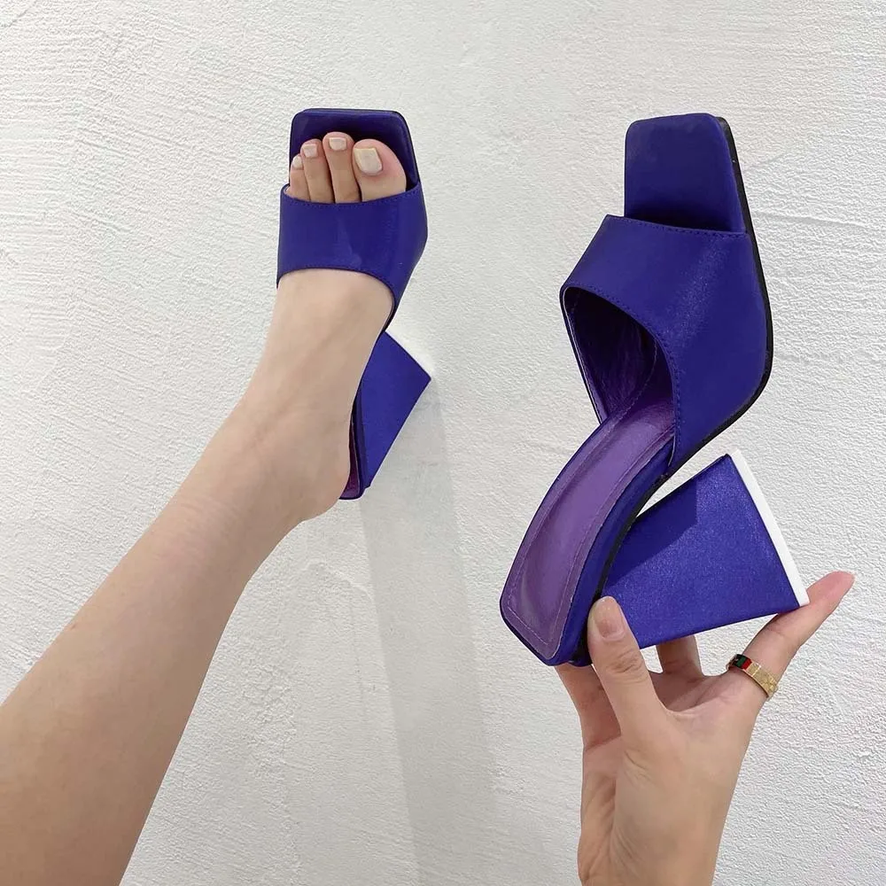 Aikštėje Atidaryti Tne Tne 12 cm Aukštakulnius Sandalus Mėlyna Ponios Sandalai Moterims Vasaros Bateliai