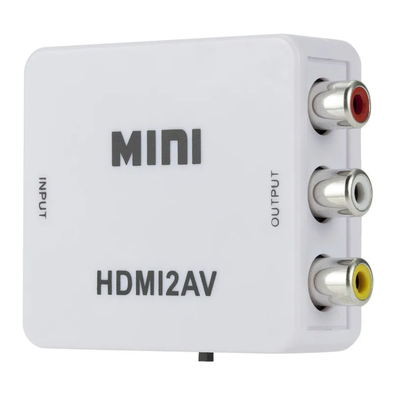 HDMI, AV-converter HDMI AV HD konvertavimo linija 1080p HDMI RCA hdmi2av Nuotrauka 1 