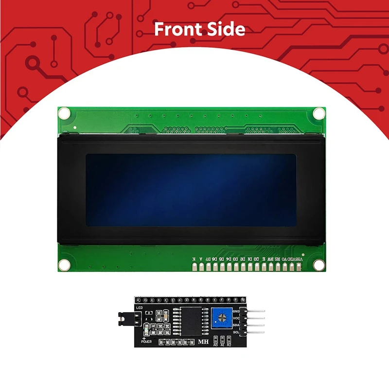 HD44780 2004 LCD Ekranas Pluoštas 4 X 20 Simbolių Su I2C Sąsaja Arduino Nuotrauka 3 