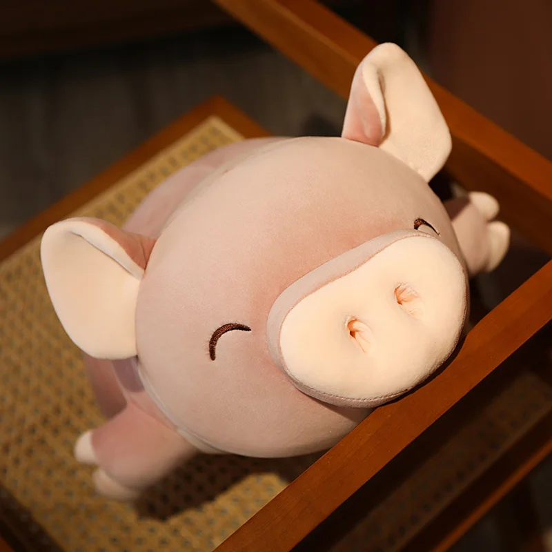 50/80cm Plonas Modeliavimas Kiaulių Įdaryti Lėlė tėtis Pliušinis Piggy Žaislas Gyvūnų Minkštas Plushie Pagalvė Pagalvės Vaikams, Kūdikių Paguodos Dovana Nuotrauka 4 