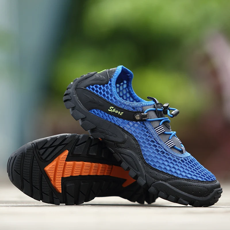 karšto pardavimo 2020 naujas vasaros sandalia masculina vandens avalynė kalnų sandalai lauko vyrų tinklinio skyles orui ne slydimo batų Nuotrauka 0 